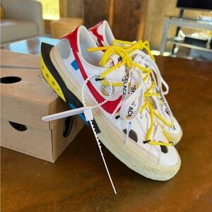 Nike x Off-White x Virgil Abloh Blazer Low Sneakers (Size W8.5) 💫RARE & SOLD OUT